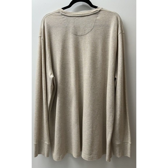 FALLS CREEK Men’s Beige Pullover Long Sleeved Shirt Size XXL - Picture 7 of 11